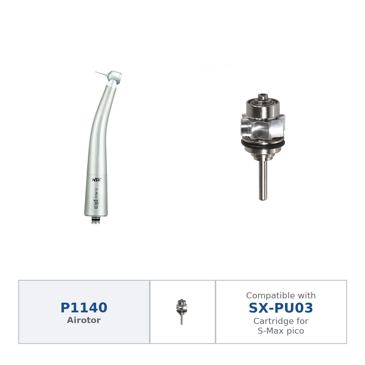 NSK S-Max Pico LED Fiber Optic Airotor Handpiece (P1140)