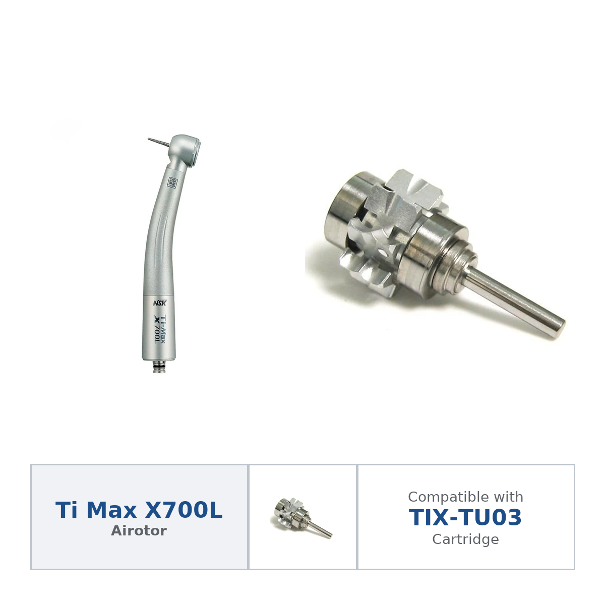 NSK Ti-Max X700L Fiber Optic Super Torque Airotor Handpiece (P497)