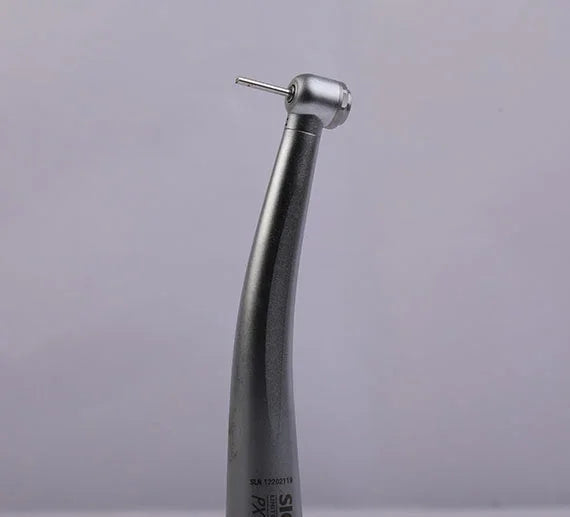 Ultra-mini dental airotor handpiece with slim metallic body for pediatric use