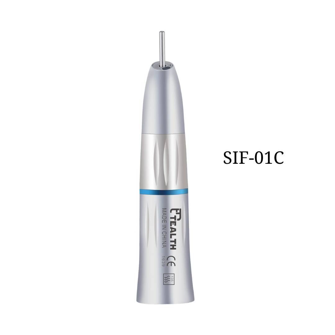 Straight surgical dental handpiece with internal irrigation and fiber optic, model SIF-01C