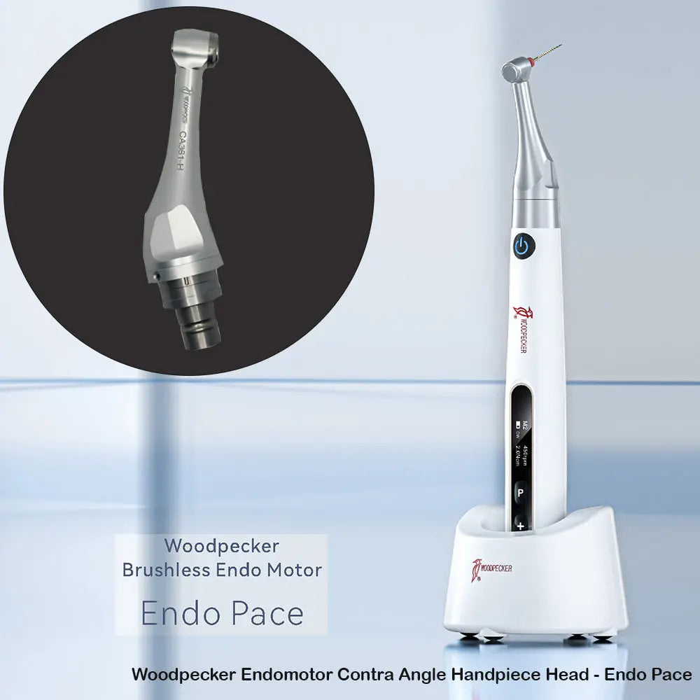 Woodpecker Endomotor Contra Angle Handpiece Head Endo Pace | Endo Handpiece
 contra angle handpiece Delhi NCR
 buy contra angle handpiece online India
 low speed contra angle handpiece supplier Delhi
 dental contra angle handpiece best price
 1:5 contra angle handpiece Delhi
