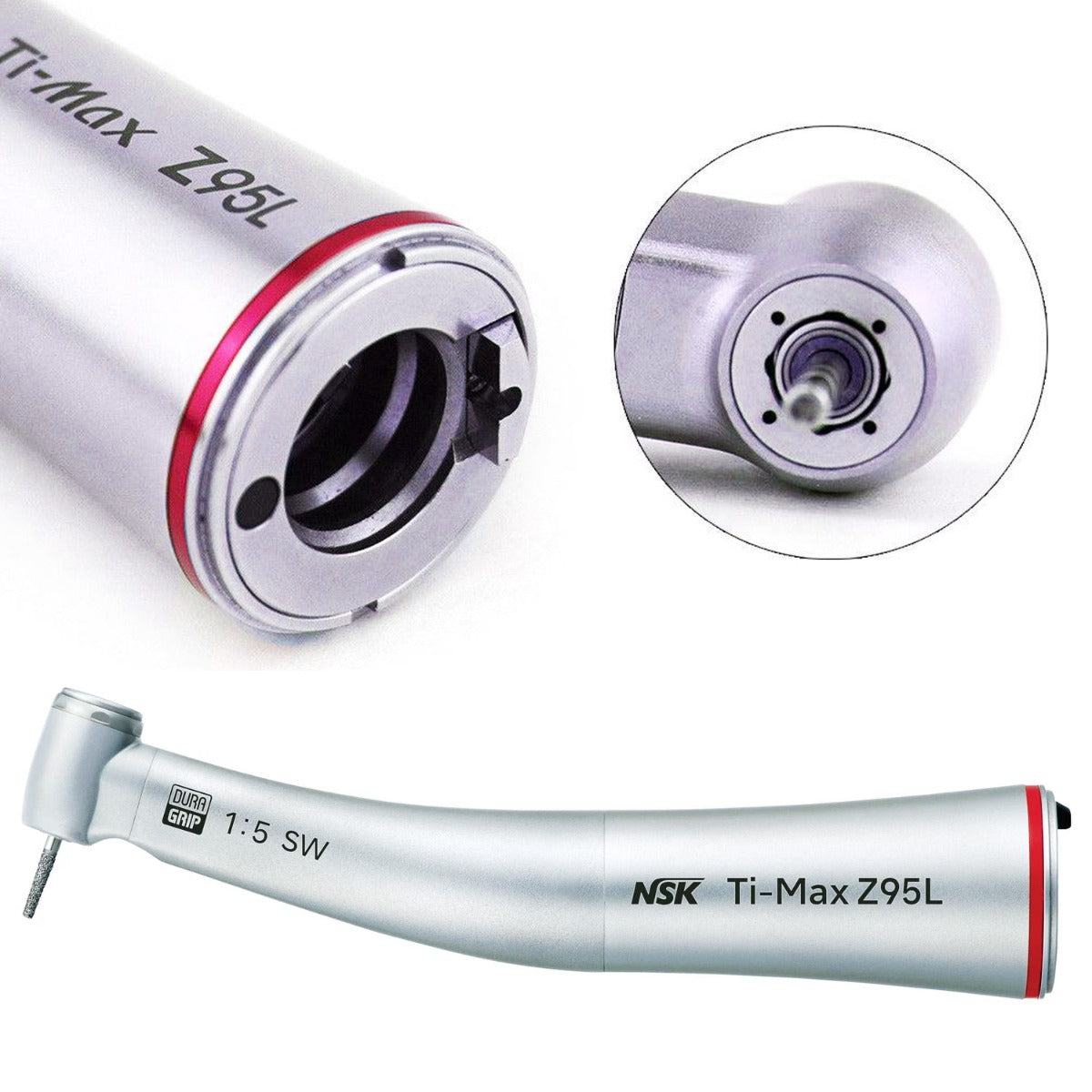NSK Ti-Max Z95L Fiber Optic Contra-Angle Handpiece (C1034)