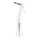 Dental contra angle handpiece with silver finish and 20:1 gear ratio, used for endodontics