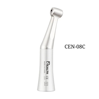 CEN-08C contra angle dental handpiece, stainless steel, isolated on white background