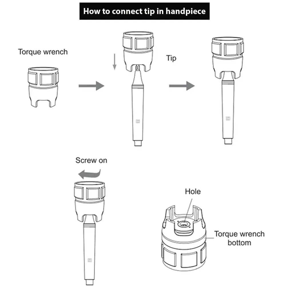 Woodpecker D3 Ultrasonic Scaler Handpiece | Dental Scaler