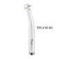 High speed dental airotor handpiece TPL3-W-B2, metallic body, isolated on white background