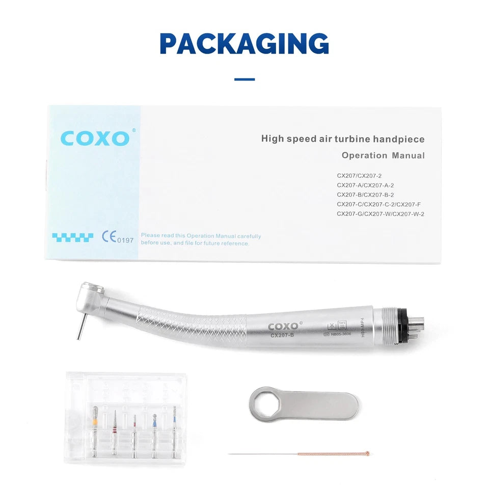 Coxo CX207-B (H03-MP2) Pedo Head Airotor Handpiece | Ultra-Mini High-Speed Handpiece